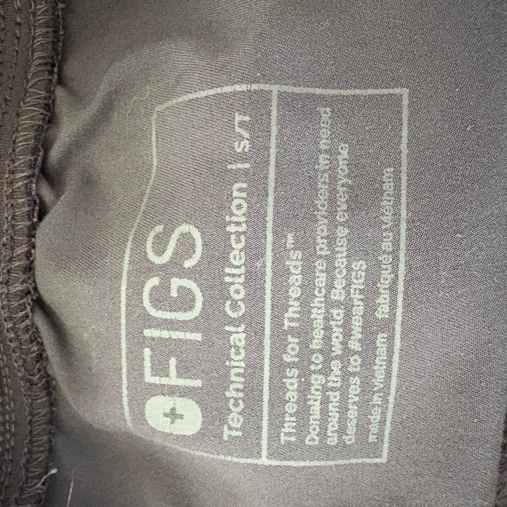 Figs Gray Scrub Top - Picture 5 of 7